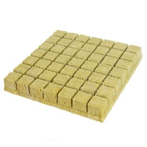 ROCKWOOL Cultilene media tanam hidroponik 24 lubang siap pake bahan busa