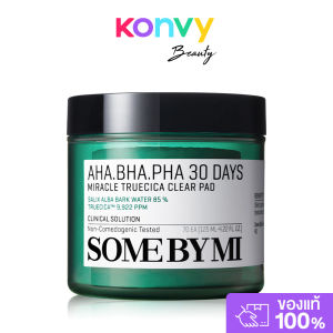 SOME BY MI AHA-BHA-PHA 30 Days Miracle Truecica Clear Pad 70 Pads ซัมบายมี แผ่นเช็ดทำความสะอาดผิวหน้า