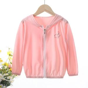 Kids Coats Girls Boys Jackets Kids Tops Thin Air Conditioning Jackets Hooded Zipper sun protection clothing