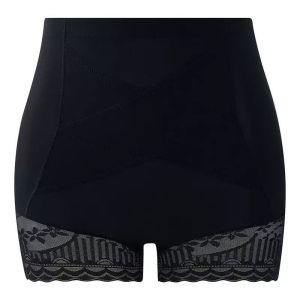 กางเกงชั้นในดีไซน์สองชั้นเอวสูงสำหรับผู้หญิงกางเกงในกระชับหน้าท้องกระชับบั้นท้ายยกเอวไร้รอยต่อชุดชั้นในลดหน้าท้อง