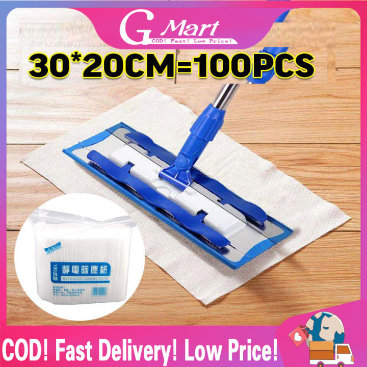 【30*20CM 100pcs/Pack】Electrostatic Dust Removal Paper Cleaning Cloth ...