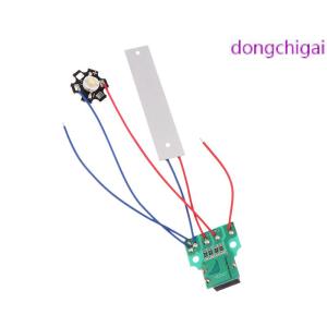 dongchigai แผงไฟ LED แบบคู่พร้อมสวิตช์ควบคุมไฟฉาย DC 3.7-5V ไฟกลางคืนโคมไฟตั้งโต๊ะอุปกรณ์เสริมแบบทำมือ