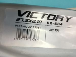 bicycle tire chaoyang victory 27.5x2.10