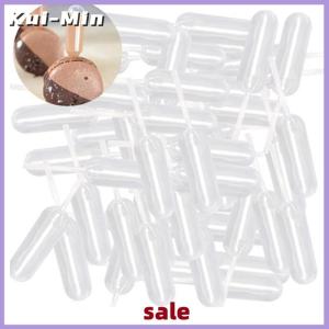 Kui-Min ปิเปตต์ถ่ายโอนพลาสติกขนาดเล็ก4มล. 50ชิ้นหลอดหยดแบบใช้แล้วทิ้ง