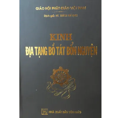 Sách - Kinh Địa Tạng Bồ Tát Bổn Nguyện Trọn Bộ - Bìa Da