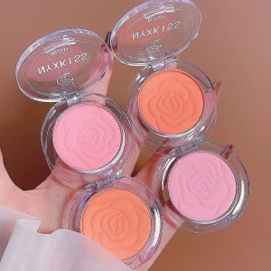 Waterproof  Embossed Blush Palette Soft Powder Naturally Pigmented Matte Long-lasting Blusher Beauty Makeup