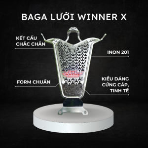 Baga lưới Winner X TDG – Inox 201 CNC dày 10mm | Thiết kế thể thao chắc chắn chuẩn form xe