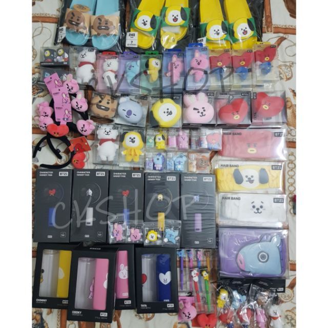 Tổng hợp BT21 móc khóa, quạt có sẵn | Lazada.vn
