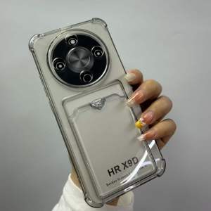Air-bag Shockproof Casing For Honor X9d X 9D HonorX9d 5G Phone Case Clear Card Slot Bag Soft Protect Back Cover for Honor X9d 5G