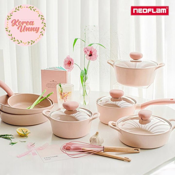 NEOFLAM SHERBET COOKWARE IH Induction [100 AUTHENTIC GUARANTEE