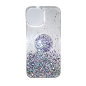 Silicone Softcase Case Casing Cesing iPhone Glitter Pop Socket GLS02 iPhone 7 Plus 8 Plus X XS X Max XS Max 11 12 12 Pro 12 ProMax