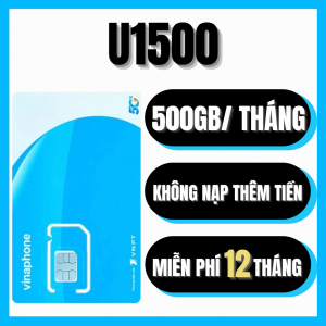 ( FREESHIP ) Sim 4G 5G Vinaphone Trọn Gói 1 Năm Sài Data Thả Ga Không Cần Nạp Tiền | 14BIG50Y U1500 12VD159V 12TD49 FHAPPY D500 . FREESHIP - CHƯA KÍCH HOẠT .