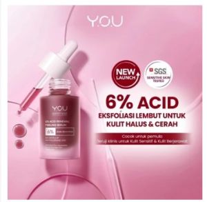 YOU Acid Renewal Peeling Serum | 12% | 6% | AHA+BHA+PHA Serum Eksfoliasi Untuk Kulit Cerah dan Halus