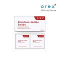 OREX Povidone Iodine Swabs - 1 box (100 pcs). 