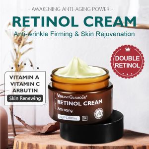 Vibrant Glamour Double Retinol Serum with collagen for melasma anti aging pekas remover face whitening with vitamin C