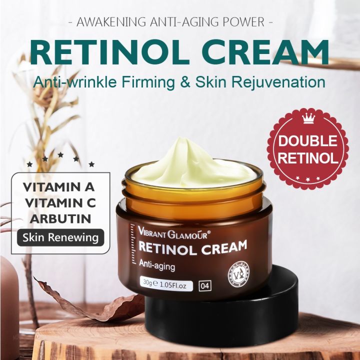 Original VIBRANT GLAMOUR Natural Retinol Face Cream Anti Aging