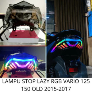 Lampu Stop Vario Old RGB X-Case Plus Socket PNP Vario 2015-2017 Old Lampu Stop Vario 110 Old Vario 125 Old Vario 150 Old