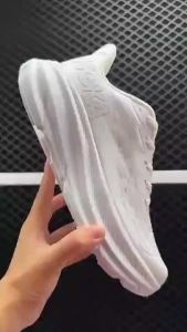 【100% Original】HOKA Clifton 9 Extra large sneakers size 36-47,Men and women Professional cushioning running shoes A24N