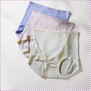 Panties High-waisted Triangle Pants Light Plastic Three-dimensional Plant Texture