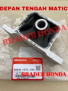 ENGINE MOUNTING BANGKU MESIN MATIC DEPAN RADIATOR CRV GEN 2 RD4 RD5 STREAM 2000 20 CC 2002 2003 2004 2005 2006 HONDA 50840-S7C-980 KARET MONTING TENGAH AT CVT RUBBER TORQUEROD DUDUKAN GANTUANGAN