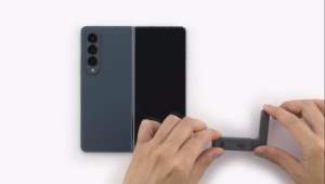 Chính hãng-Bộ phim dán bảo vệ màn hình trước Front Protection Film cho Galaxy Z Fold4/ Z Fold4 5G