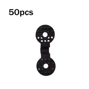 50Pcs Outdoor Sunshade Net Clip Garden Shade Cloth Plastic Grommet Fence Net Fix Clamp