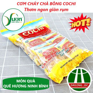 Cơm cháy chà bông COCHI 150 (10 gói nhỏ x 15g) Đại Long món ăn ngon đặc sản Ninh Bình - Vườn Đặc Sản
