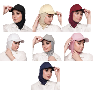 Soft Hijab Shawl Scarf And Baseball Hat For Women Suitable For Any Occasion Headscarf