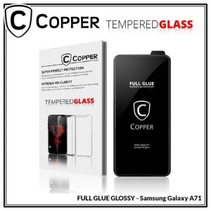 Samsung A71 - COPPER Tempered Glass Full Glue Premium Glossy