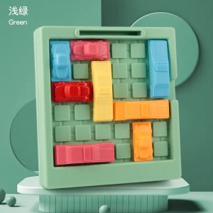 Kid Toys IQ Car Break Through Board Game Early Learning Education Toy 智力汽车华容道桌游益智早教玩具