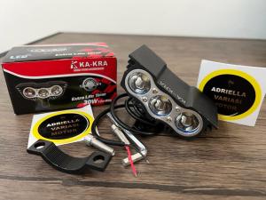 Lampu Tembak Sorot Owl Cree 3 Mata 30Watt Ultra Rare 12 Volt - 80 Volt 3 Mode