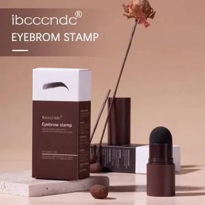 Eyebrow Powder Cetakan Alis Instan Eyebrow Stamp Alis Stempel Alis Bedak Alis Waterproof dengan 10 Model Cetakan Alis