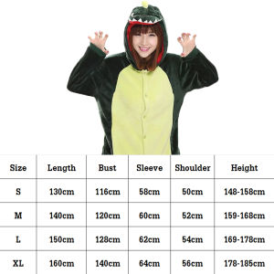 ชุดนอนไดโนเสาร์ผู้ใหญ่ Kigurumi Onesie ชุดคอสเพลย์สัตว์สำหรับผู้หญิงชุดนอนสตรีชุดนอน Kigurumi