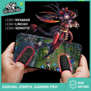 SARUNG TANGAN JEMPOL GAMING UNTUK FF PUBG CODM MOBILE LEGEND ML AOV KUALITAS PREMIUM 2X LEBIH SENSITIF KUAT BERKUALITAS