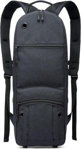 iGuerburn Oxygen Tank Backpack Size D Portable Oxygen Backpack for D/M15 JD/M22 Cylinder Bag O2 Tank Carrier Holder for Travel (Black)