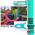 (XL Size) Plastic Extra Large Clothes Pegs Clothes Hanger Clip Drying Clips Bed Sheet Pegs (1pc Price). 