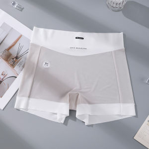 Womens Panties Ice Silk Shapewear Covering the Inner Thighs Bottom Moisture Absorption Close to the Body