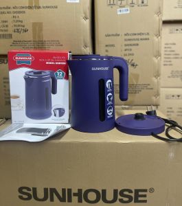 ẤM SIÊU TỐC BÌNH ĐUN SIÊU TỐC INOX 2 LỚP 1.8L SUNHOUSE SHD1355 MODEL MỚI 2023