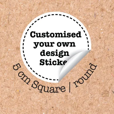 Customise Sticker Label Printing - 5CM