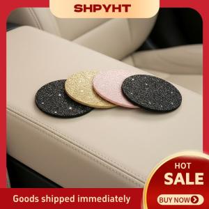 SHPYHT✨ 2 Pcs Anti Slip Car Interior Insert Coasters For Perfect Auto Cup Holder Use