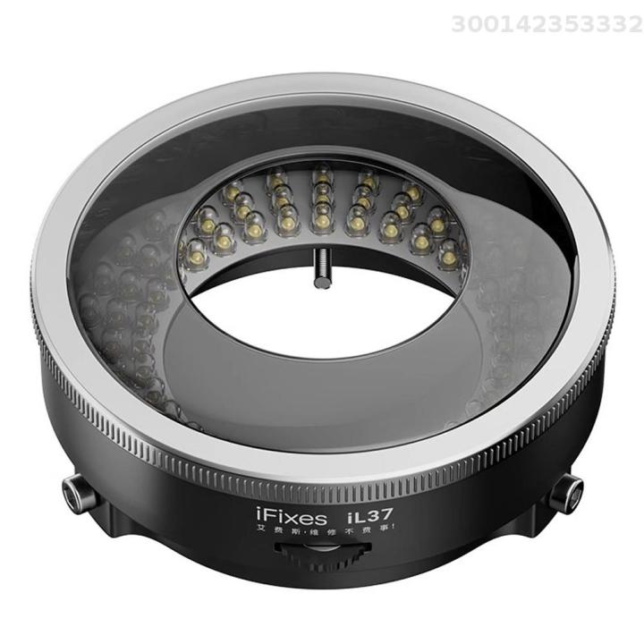 IFixes IL37 Microscope Polarized Optical System LED Illuminating Ring Light 96pcs Led Light Beads Microscope Glareproof Lights Source I4293794488