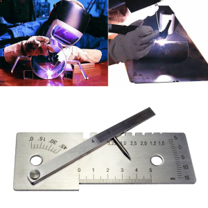 Industrial Grade Welding Gauge Welding Height 0-5mm Multi Function Welder Tools 45 Degree Measuring Tools Stainless