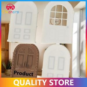 [Eleanor] 1 12 Dollhouse Simulation European Style Door Model Dollhouse Furniture Decoration Dolls House Micro Scene Construction Props