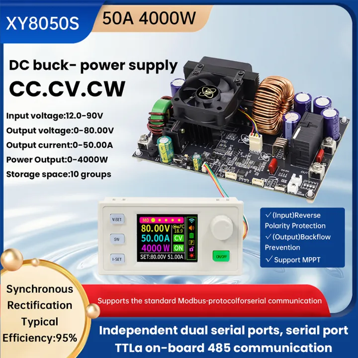 diymore%20XY8050S%20CNC%20DC%20Adjustable%20Step-Down%20Power%20Supply%20Constant%20Voltage%20Constant%20Current%20Module%2050A/4000W%20Input%20Voltage%20DC12-140V%20-%20Image%202