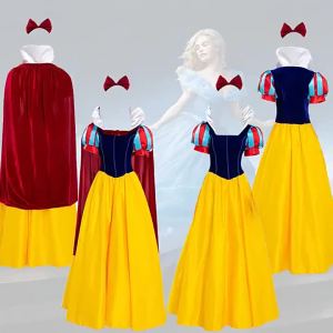 womens dress for Halloween cosplay Snow White costume stage performance outfit womens clothing