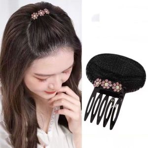 YOCKY Flower Puff Hair Head Cushion Sponge Invisible DIY Hair Styling Tool Elegant Hair Accessories Bun Bump It Up Volume Hair Base Lady