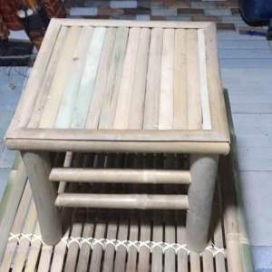 Ghế đôn tre kt 30 x30 trang trí Tếtngồi uống tràngồi làm quán ăn