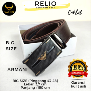 Ikat Pinggang Kulit Pria Sabuk Kulit Pria Laki laki Gasper Gesper Kulit Pria Cowok RELIO Dari Kulit Sapi Premium