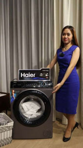 [HOT DEALS] Haier HW80-BP12929S6 8.0 kg Eco Wash Front Load Inverter Series Washer Fully Automatic Washing Machine (Starry Silver) - Updated Model