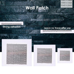 [ezrae Libun] Home Wall Patch Adhesive Mesh Wall Quick Repair Aluminum Plate Repair Patch